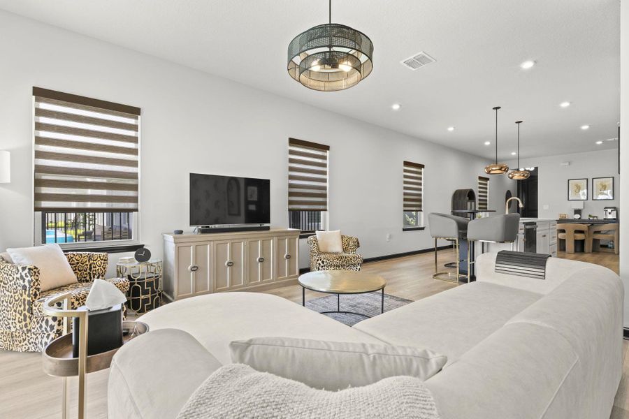 Furnished interior view inside a new home in , Port St. Lucie (Image 17).