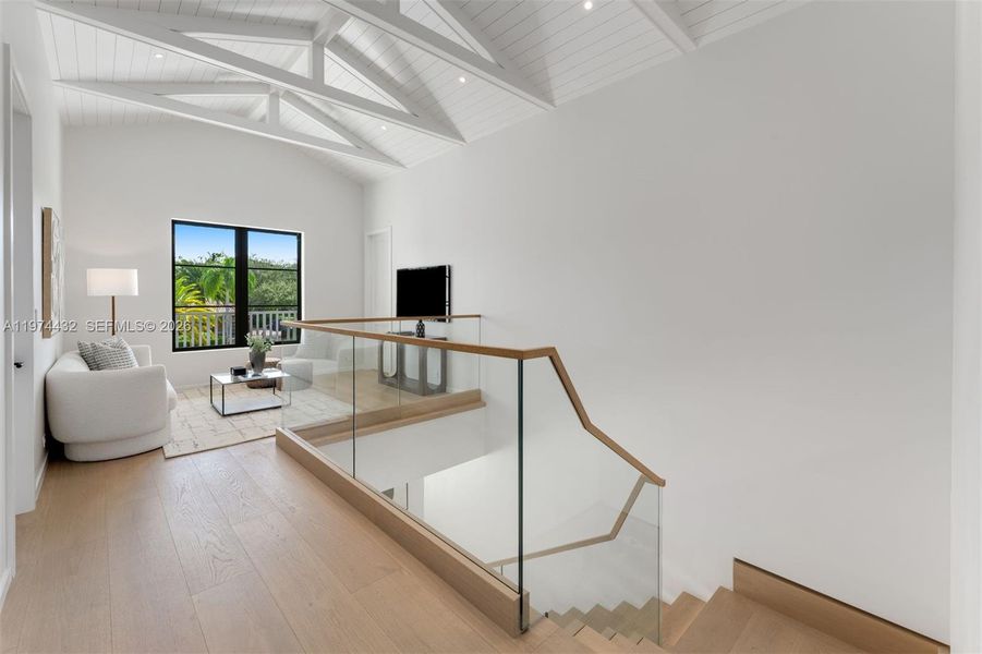 Furnished interior view inside a new home in , Miami (Image 5).