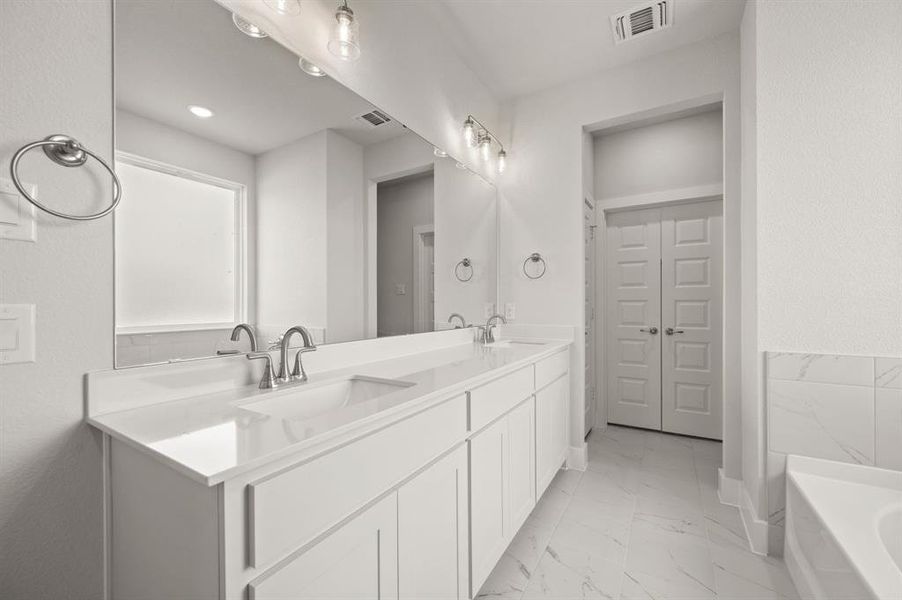 Furnished interior view inside a new home in Saddleback Estates, Boyd (Image 5).