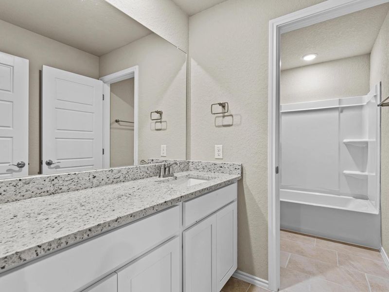 Furnished interior view inside a new home in Royal Crest, San Antonio (Image 14).