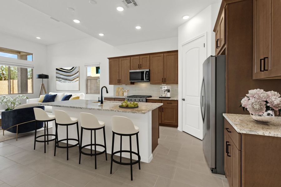 Furnished interior view inside a new home in Saguaro Reserve II, Marana (Image 7).