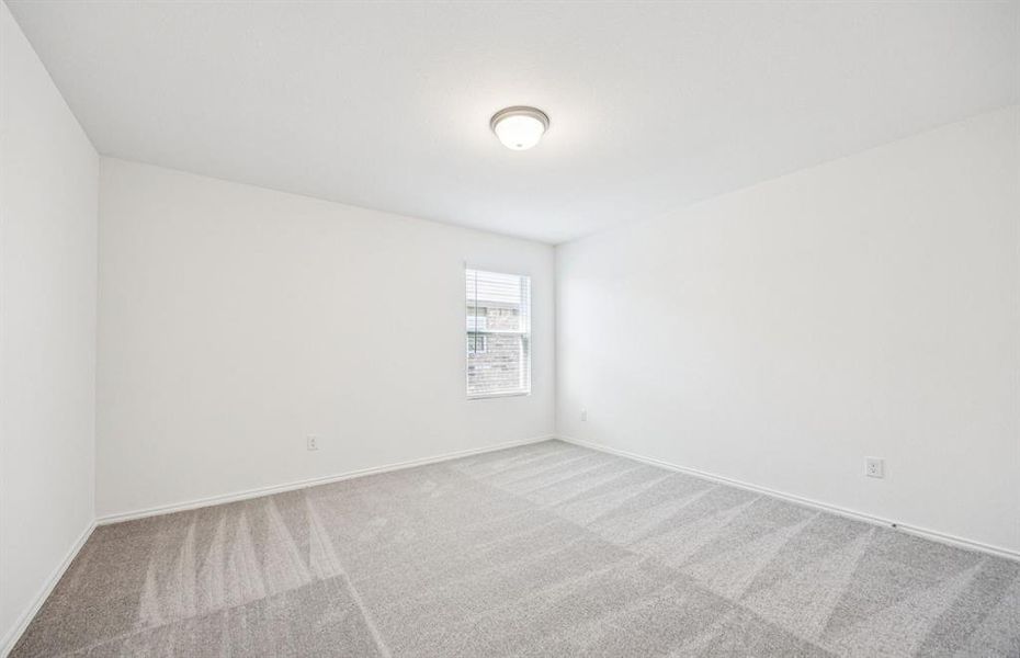 Secondary bedroom designed for comfort and convenience Secondary bedroom designed for comfort and convenience