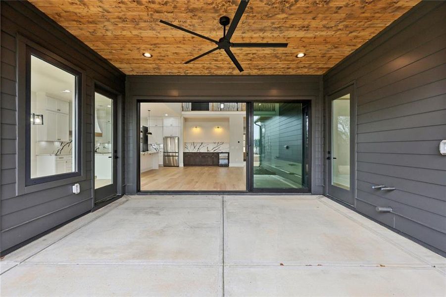 Exterior details and patio area of a home in , Auburn (Image 61).