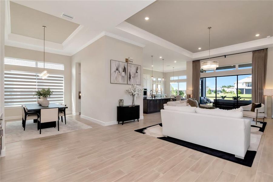 Furnished interior view inside a new home in , Wesley Chapel (Image 7).