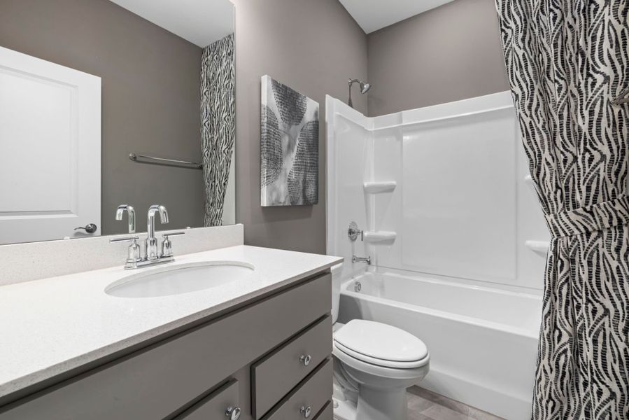 Furnished interior view inside a new home in Cambria, Garner (Image 11).
