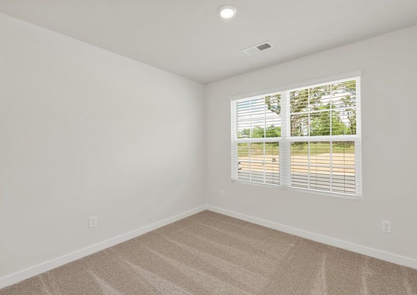 Each bedroom has its own closet