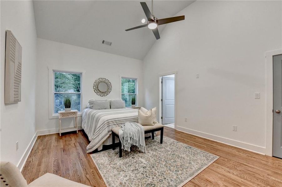 Furnished interior view inside a new home in , Atlanta (Image 9).