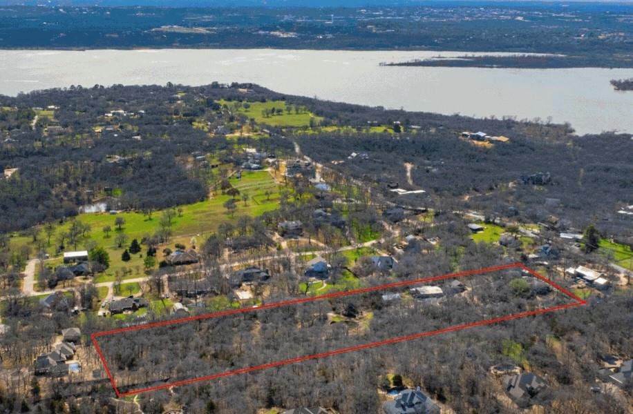 Property outlined in red and so close to the LAKE!