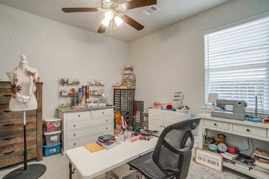 Furnished interior view inside a new home in M3 Ranch 60s, Mansfield (Image 31).