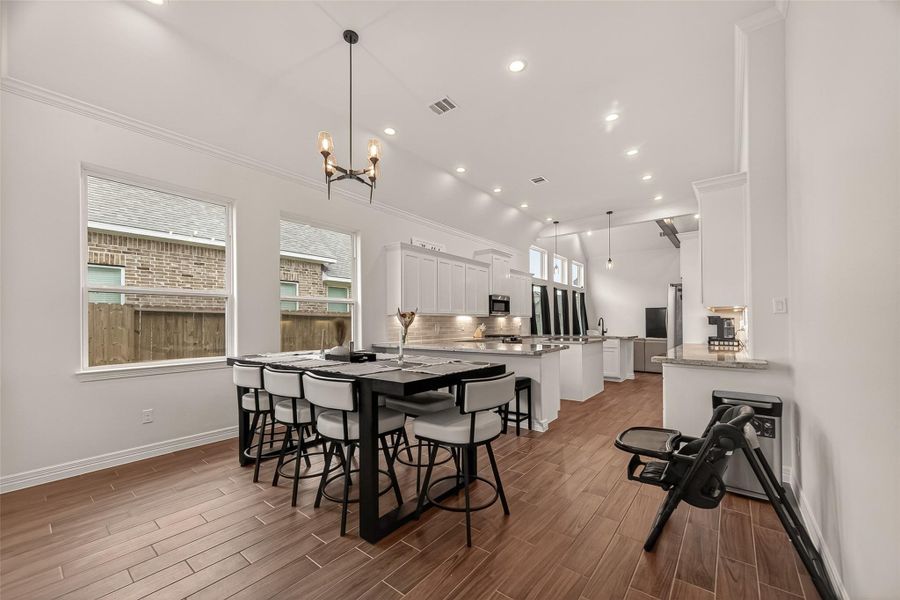 Furnished interior view inside a new home in , Anahuac (Image 30).