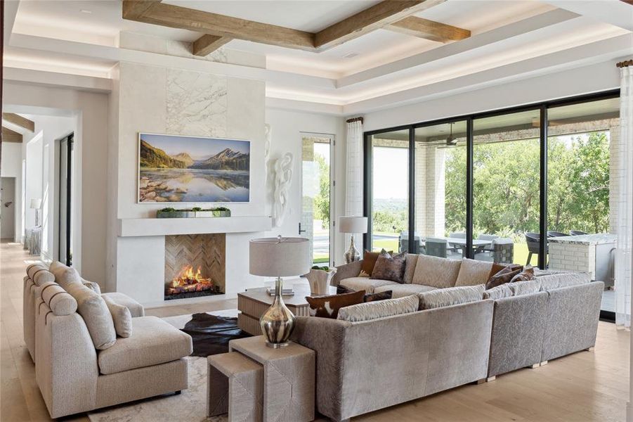 Furnished interior view inside a new home in , Fort Worth (Image 34).