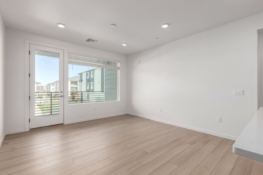 Spacious, unfurnished interior of a new home in Gateway Commons, Denver (Image 12). Spacious, unfurnished interior of a new home in Gateway Commons, Denver (Image 12).