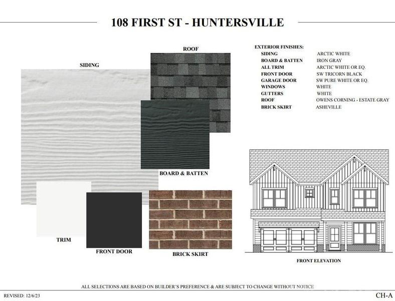 Exterior Specs - 108 1st Street