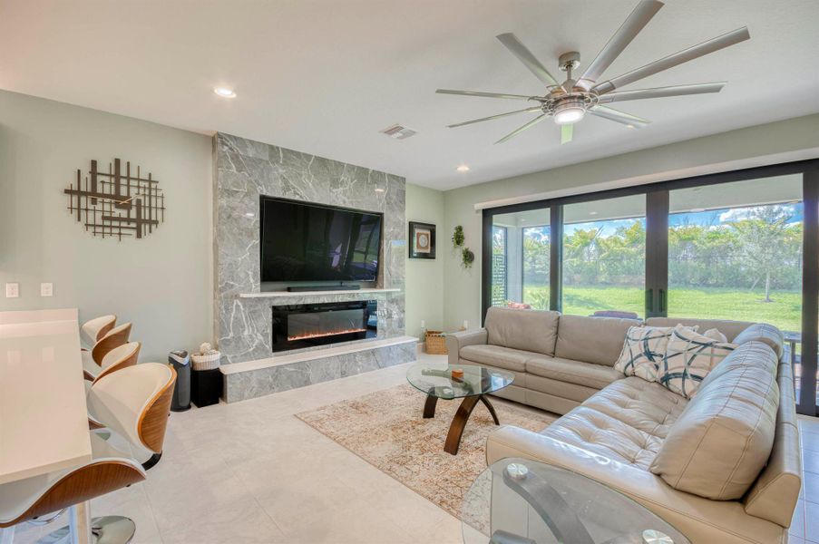 Furnished interior view inside a new home in , Port St. Lucie (Image 13).