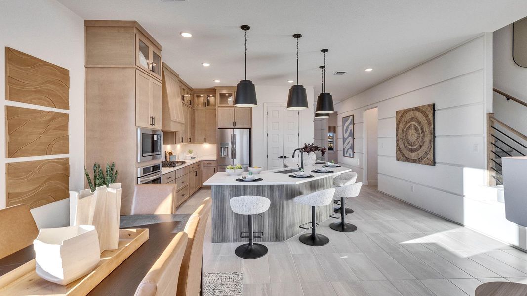 Furnished interior view inside a new home in Preserve at Lakeside Meadows, Pflugerville (Image 9).