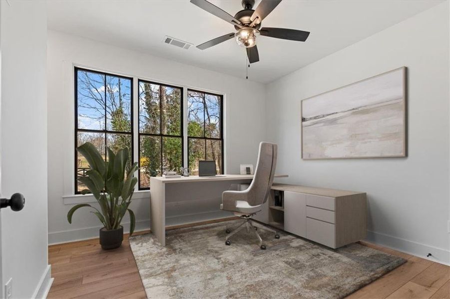 Furnished interior view inside a new home in , Gainesville (Image 8).