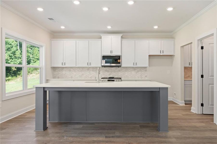 Furnished interior view inside a new home in , Dallas (Image 5).