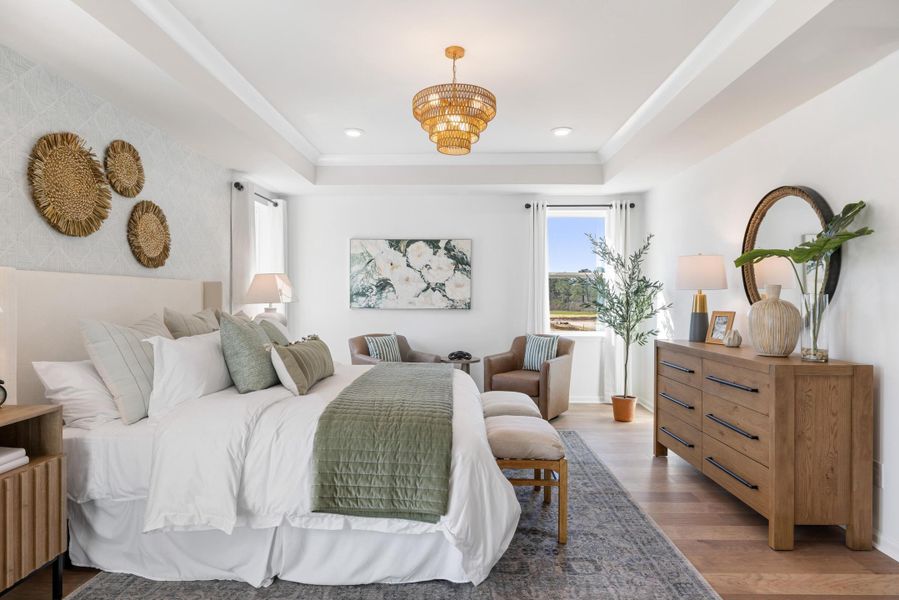 Furnished interior view inside a new home in The Oaks, Goose Creek (Image 5).
