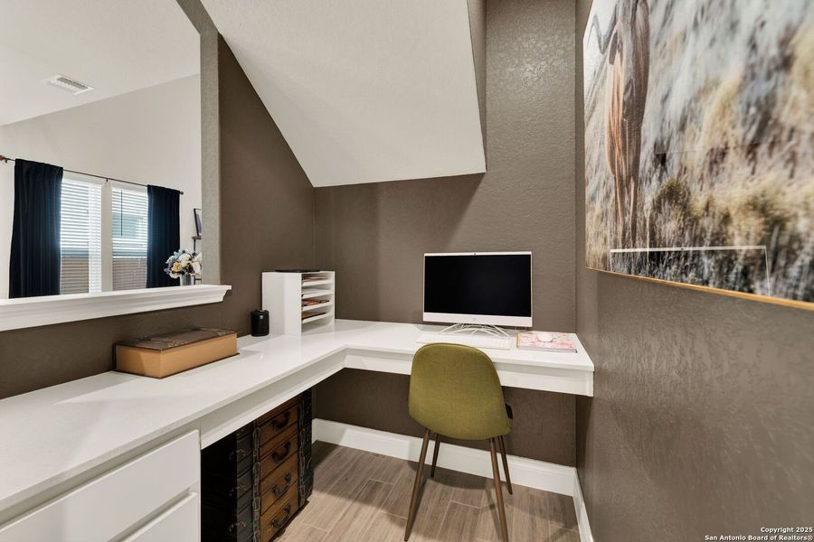 Furnished interior view inside a new home in , New Braunfels (Image 15).