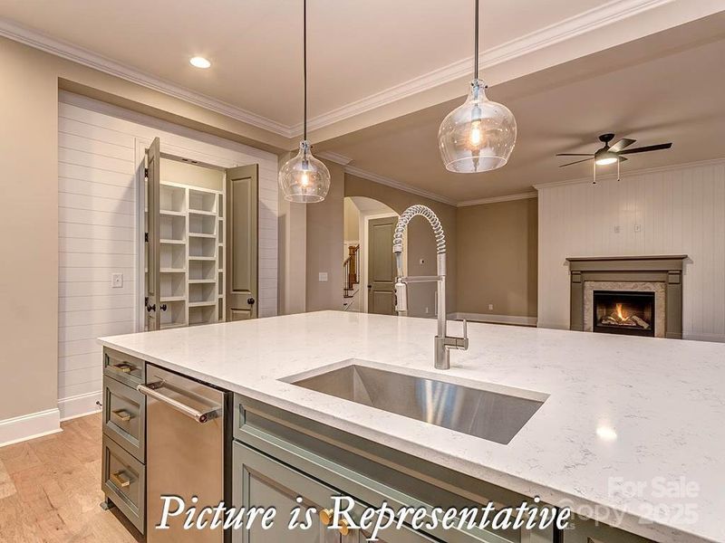 Furnished interior view inside a new home in , York (Image 11).