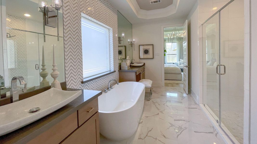 Furnished interior view inside a new home in Jordan Ranch, Katy (Image 19).