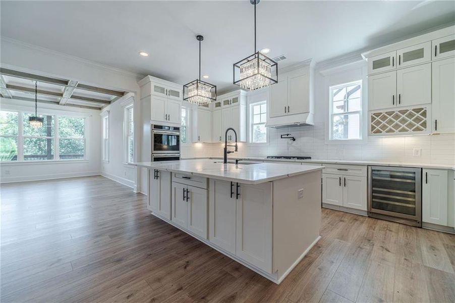 Furnished interior view inside a new home in , Dacula (Image 15).