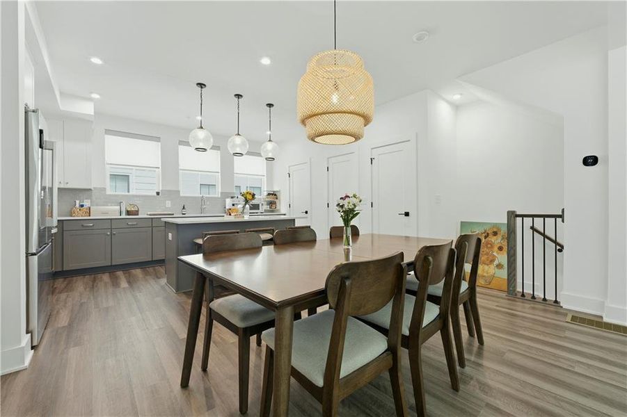 Furnished interior view inside a new home in , Atlanta (Image 6).