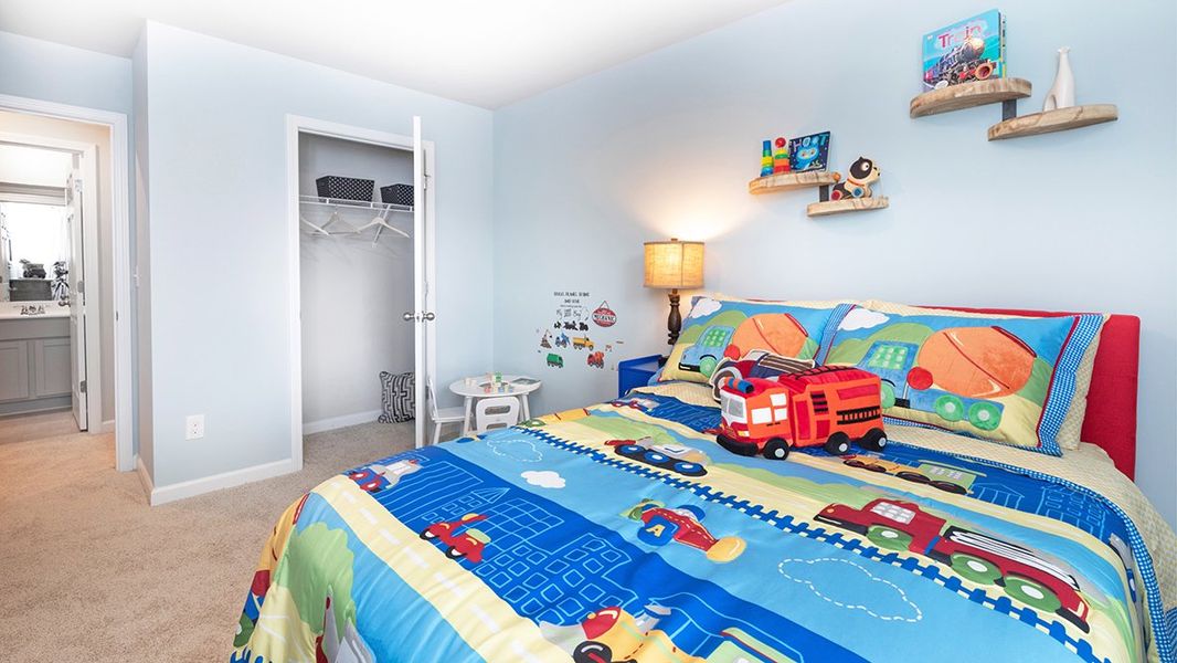 Representative furnished interior of a home built from the Cabral by D.R. Horton in Twin Lakes, Hoschton (Image 28).