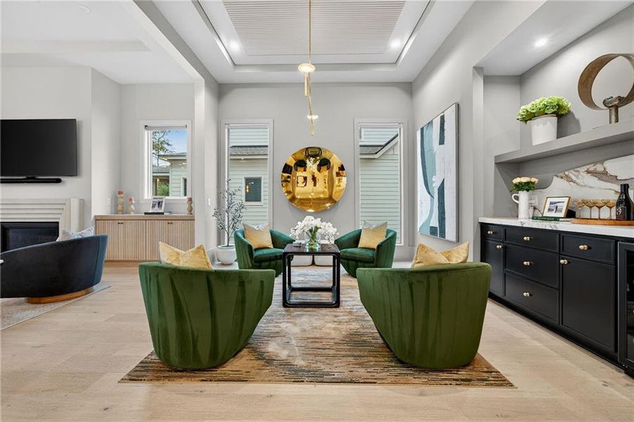 Furnished interior view inside a new home in , Atlanta (Image 35). Furnished interior view inside a new home in , Atlanta (Image 35).