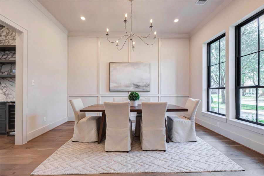 Furnished interior view inside a new home in , Houston (Image 35).