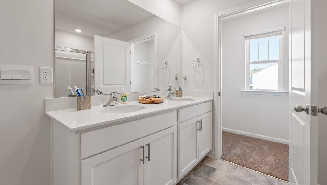 Furnished interior view inside a new home in Cascade Point, Seneca (Image 31). Furnished interior view inside a new home in Cascade Point, Seneca (Image 31).