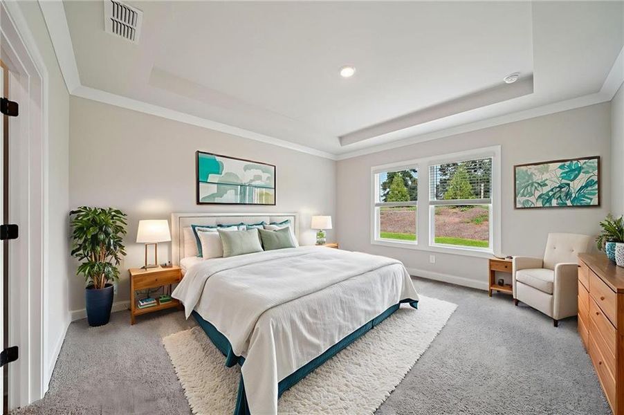 Furnished interior view inside a new home in Martin Springs - Estate Series, Lawrenceville (Image 16). Furnished interior view inside a new home in Martin Springs - Estate Series, Lawrenceville (Image 16).