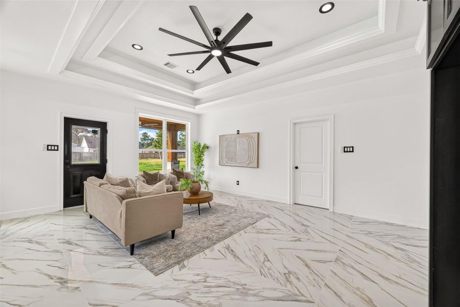 Natural light fills the space, creating a bright and welcoming environment.
