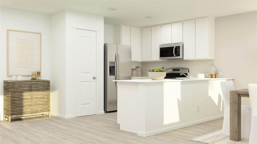 Furnished interior view inside a new home in Synova, Crosby (Image 11).