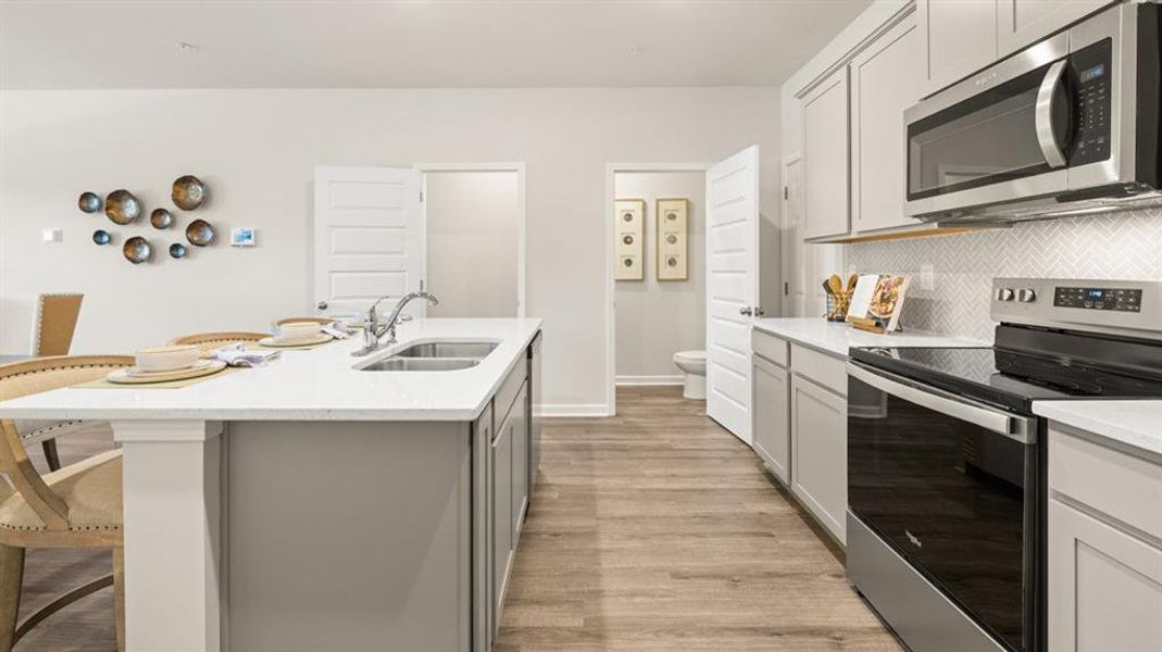Furnished interior view inside a new home in , Stockbridge (Image 8).