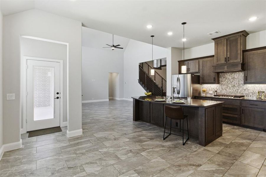 Furnished interior view inside a new home in , Midlothian (Image 18).