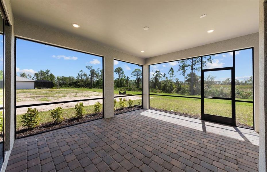 Exterior details and patio area of a home in , North Port (Image 22).