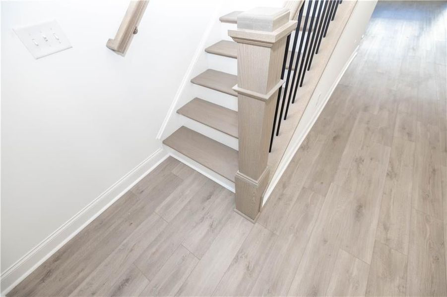 going upstairs - oak treads here too - only carpet in home is in the bedrooms
Pictures represent a previously built home not the actual home going upstairs - oak treads here too - only carpet in home is in the bedrooms
Pictures represent a previously built home not the actual home