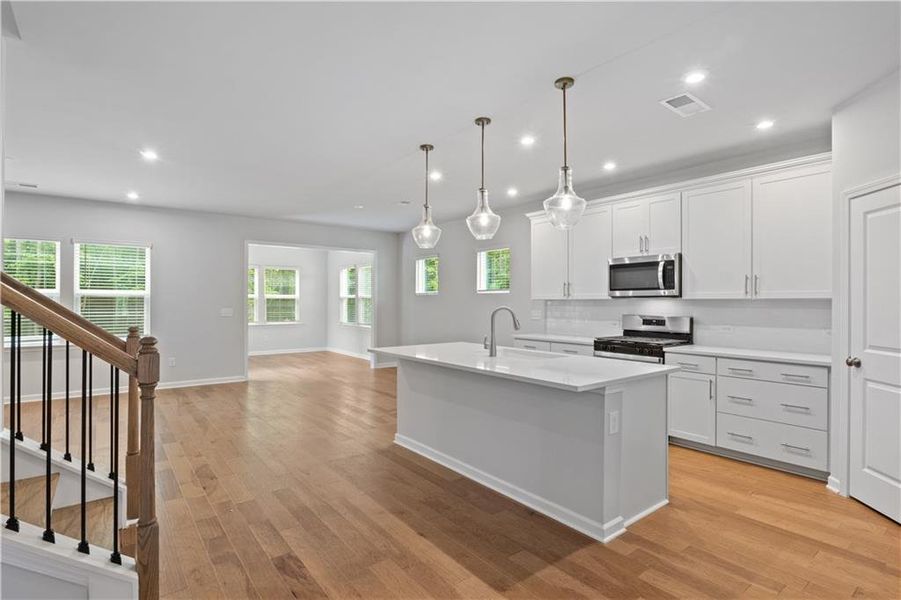 Furnished interior view inside a new home in Briar Creek, Atlanta (Image 7).