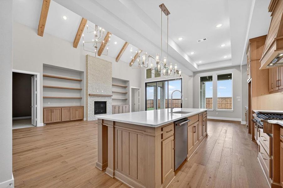 Furnished interior view inside a new home in The Parks at Wilson Creek, Celina (Image 7).