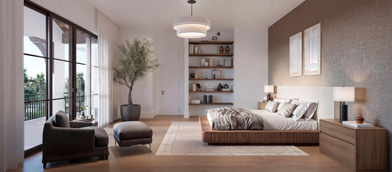 Furnished interior view inside a new home in , Boca Raton (Image 28).