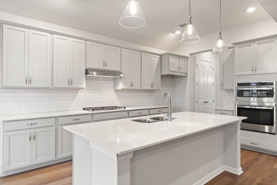 Representative furnished interior of a home built from the Palmer by Ashton Woods in The Estates at La Cima, San Marcos (Image 13).