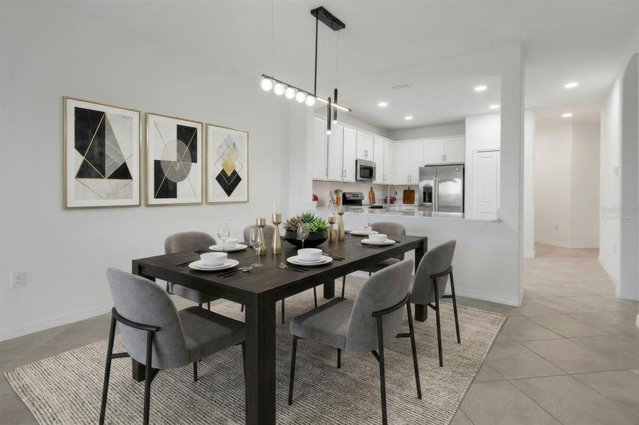 Furnished interior view inside a new home in , Naples (Image 6). Furnished interior view inside a new home in , Naples (Image 6).