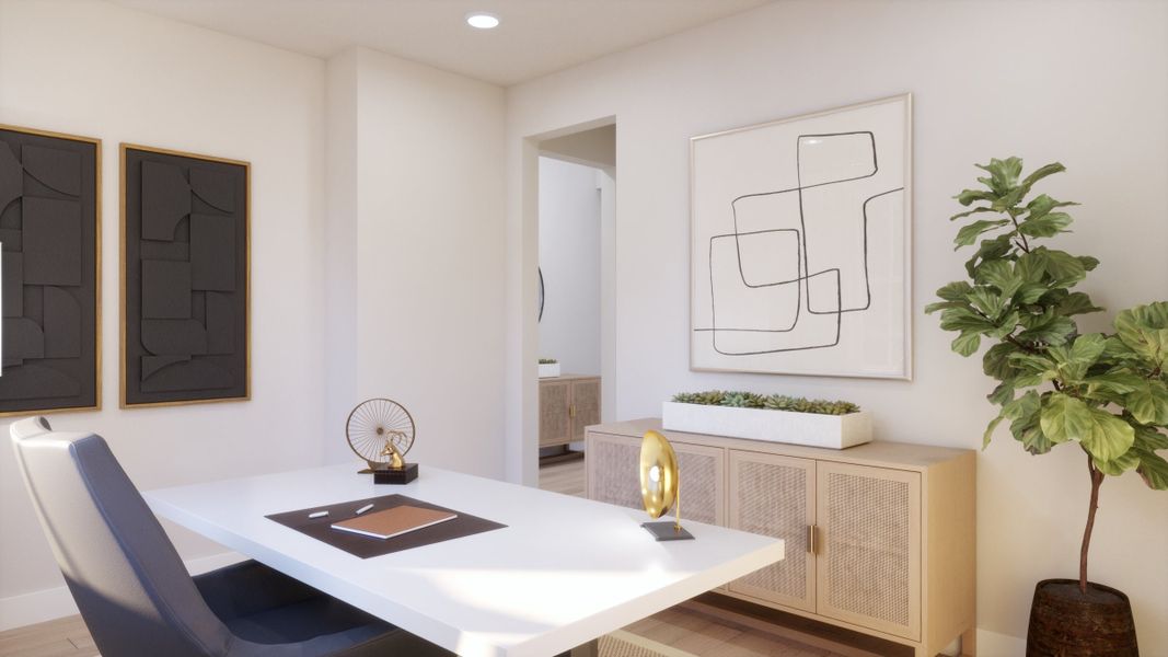 Representative furnished interior of a home built from the Hollow by Trumark Homes in Trumark Homes at Tanterra, Parker (Image 7).