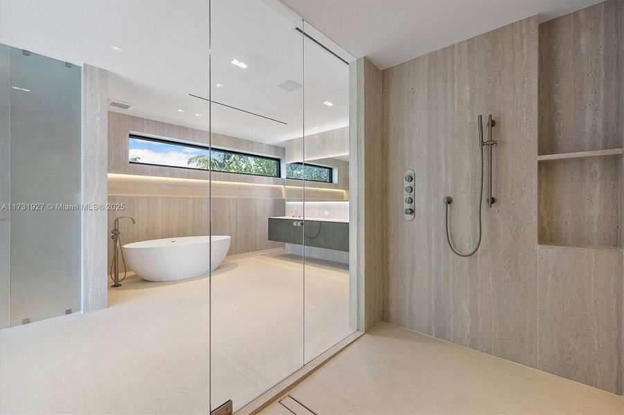 Furnished interior view inside a new home in , Key Biscayne (Image 11). Furnished interior view inside a new home in , Key Biscayne (Image 11).