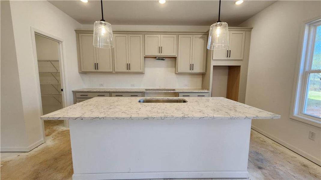 Furnished interior view inside a new home in The Estates at Casteel, Bethlehem (Image 6).