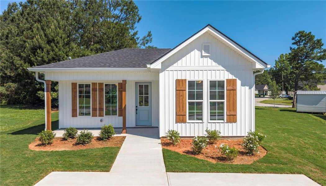 Front exterior of a new home in , Carrollton, GA, highlighting curb appeal (Image 2). Front exterior of a new home in , Carrollton, GA, highlighting curb appeal (Image 2).
