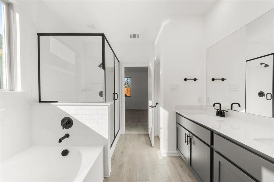 Primary Bathroom featuring the Minimalist Collection Primary Bathroom featuring the Minimalist Collection