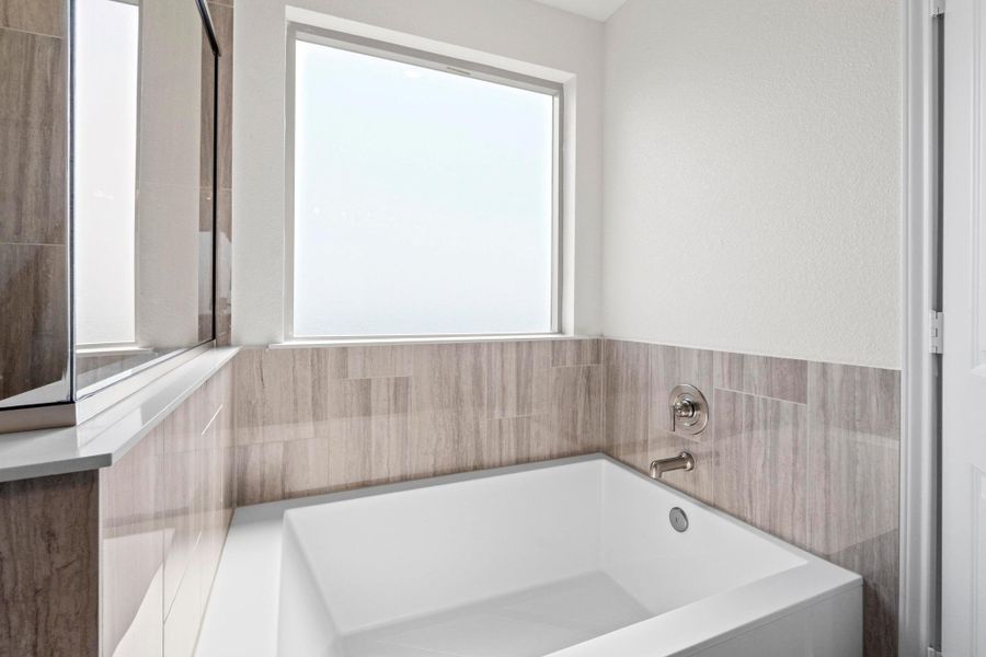 Furnished interior view inside a new home in Salerno - Classic Collection, Round Rock (Image 9). Furnished interior view inside a new home in Salerno - Classic Collection, Round Rock (Image 9).