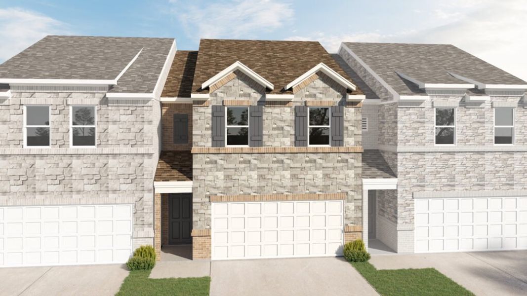 Representative exterior photo of a completed home built from the The Lenox at Heath by Direct Residential Communities in Heath Golf and Yacht Club, Heath, TX (Image 7).